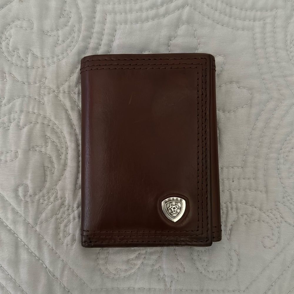 Ariat leather wallet